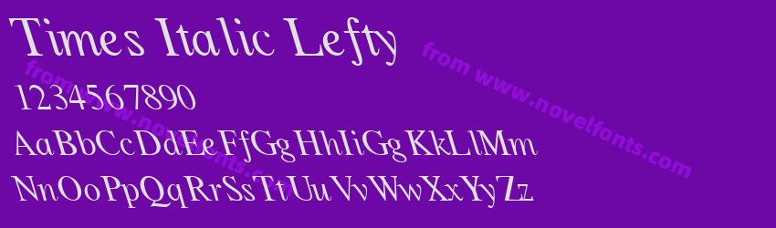 Times Italic LeftyPreview