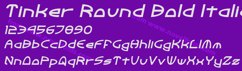 Tinker Round Bold ItalicPreview