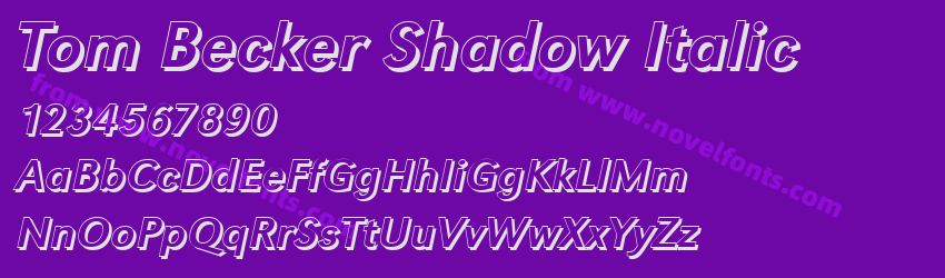 Tom Becker Shadow ItalicPreview