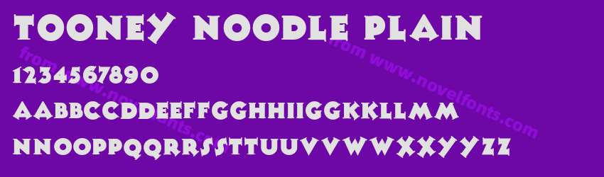 Tooney Noodle PlainPreview