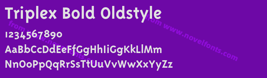 Triplex Bold OldstylePreview