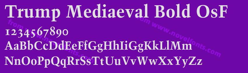 Trump Mediaeval Bold OsFPreview