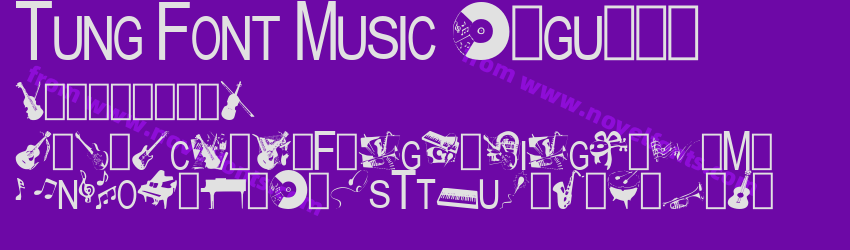 Tung Font Music RegularPreview