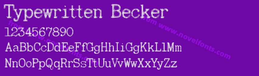 Typewritten BeckerPreview