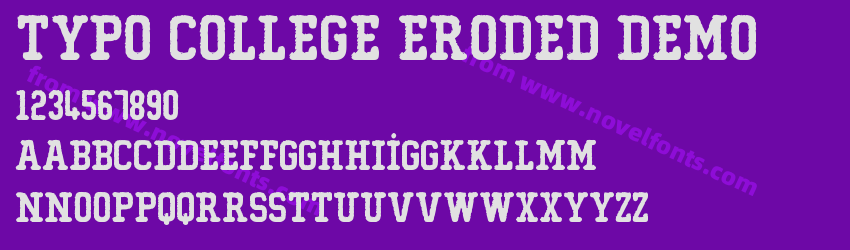 Typo College Eroded DemoPreview