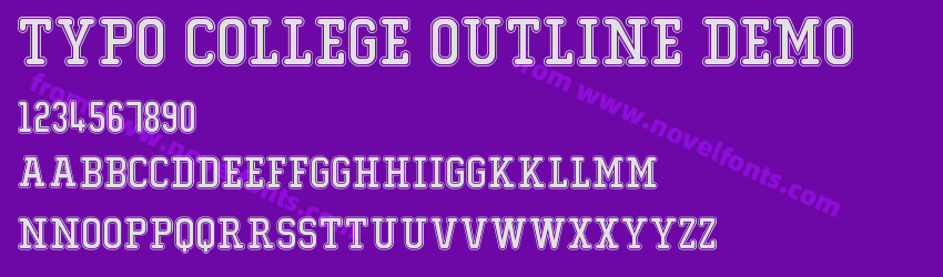 Typo College Outline DemoPreview