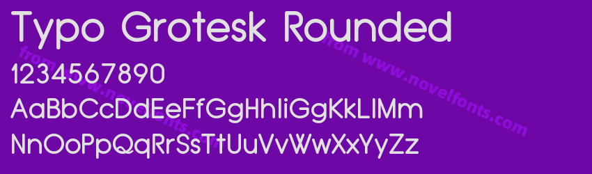 Typo Grotesk RoundedPreview