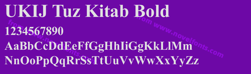 UKIJ Tuz Kitab BoldPreview