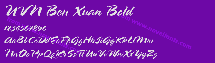 UVN Ben Xuan BoldPreview