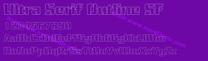 Ultra Serif Outline SFPreview