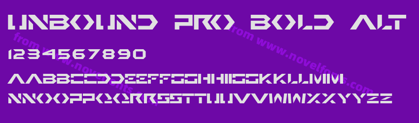 Unbound Pro Bold AltPreview