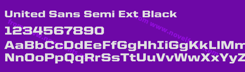 United Sans Semi Ext BlackPreview