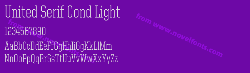 UnitedSerifCond-LightPreview