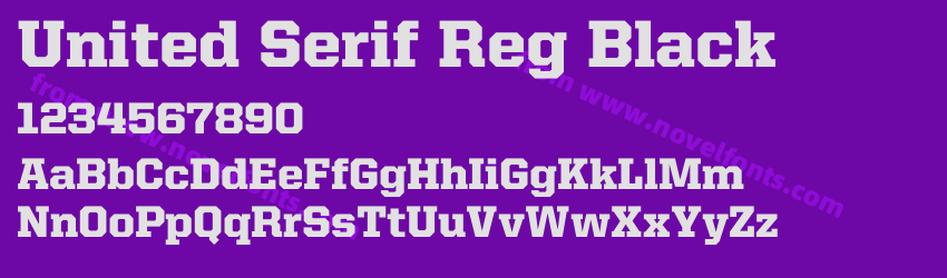 United Serif Reg BlackPreview