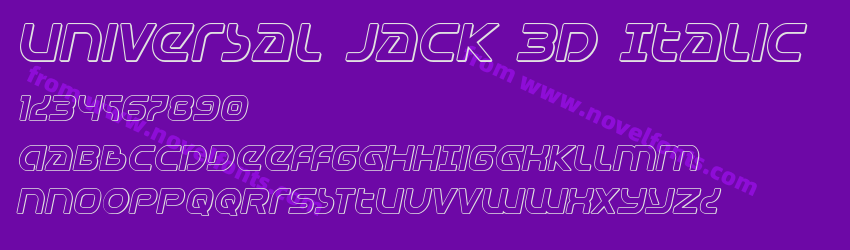 Universal Jack 3D ItalicPreview