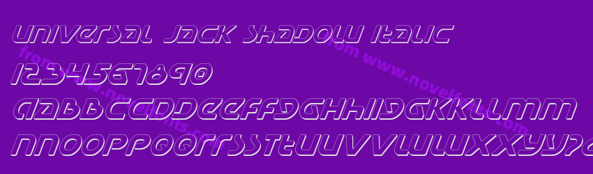 Universal Jack Shadow ItalicPreview