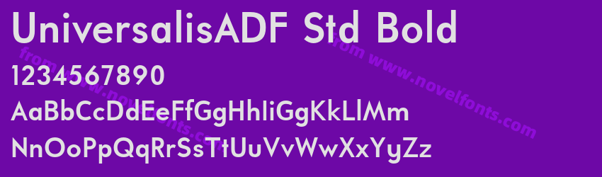 UniversalisADF Std BoldPreview