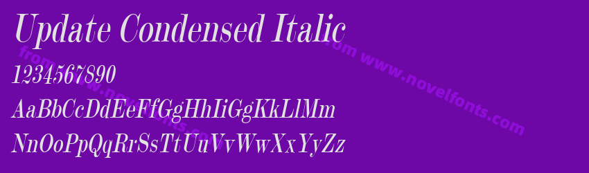 Update Condensed ItalicPreview