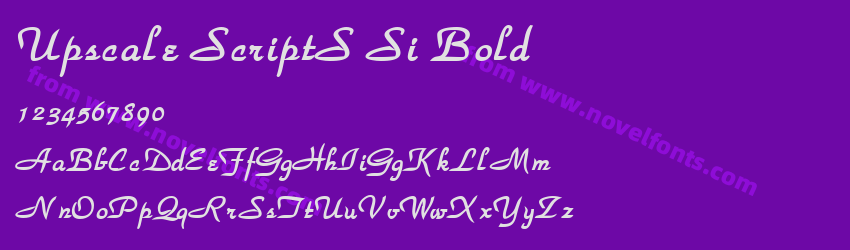 Upscale ScriptS Si BoldPreview