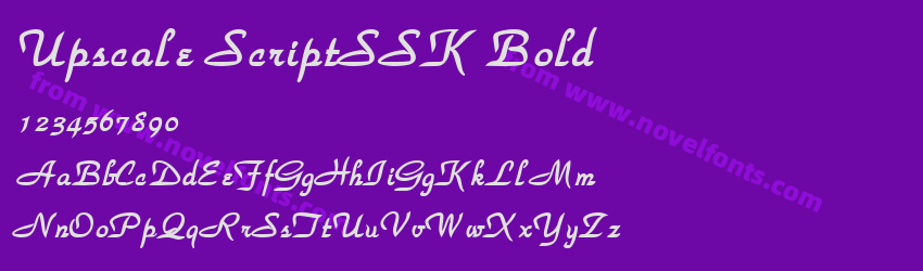 Upscale ScriptSSK BoldPreview