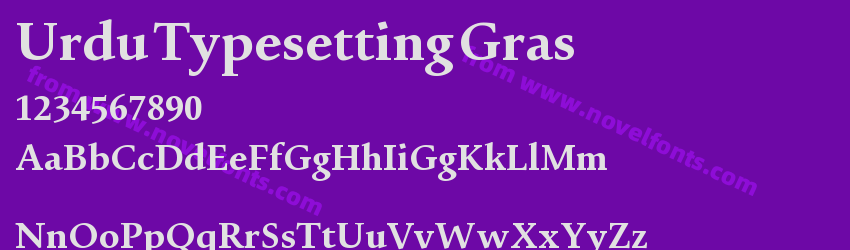 Urdu Typesetting GrasPreview