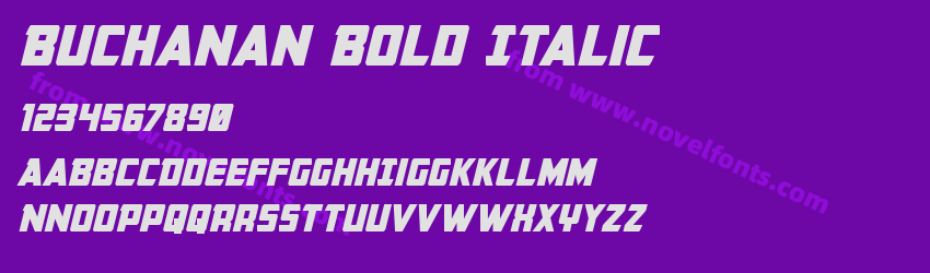 Buchanan Bold ItalicPreview