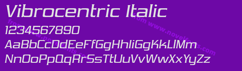 Vibrocentric ItalicPreview