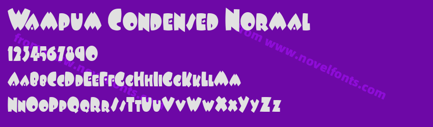 Wampum Condensed NormalPreview