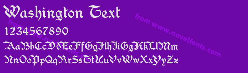 Washington TextPreview