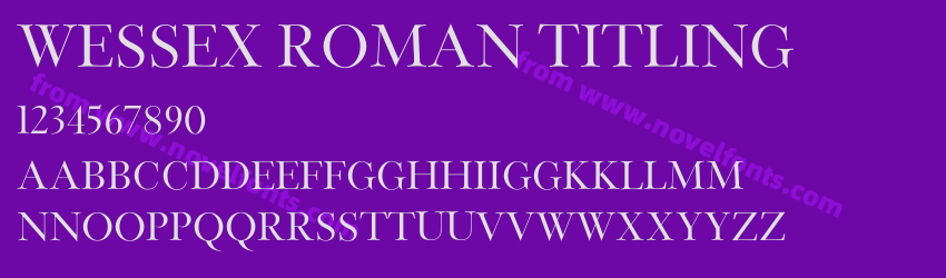 Wessex Roman TitlingPreview