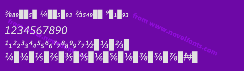 Whitney Numeric Medium ItalicPreview