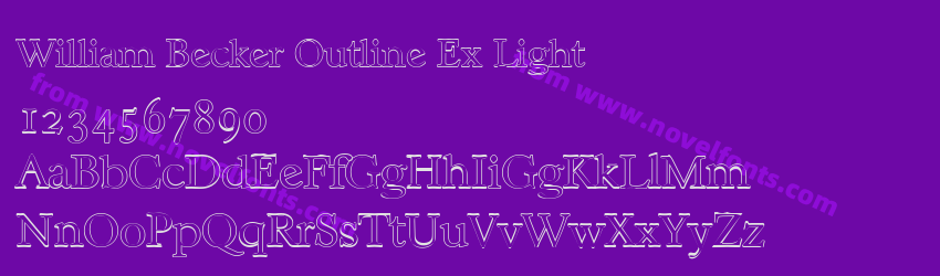 William Becker Outline Ex LightPreview