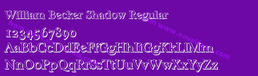 William Becker Shadow RegularPreview