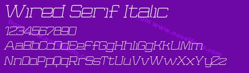 Wired Serif ItalicPreview