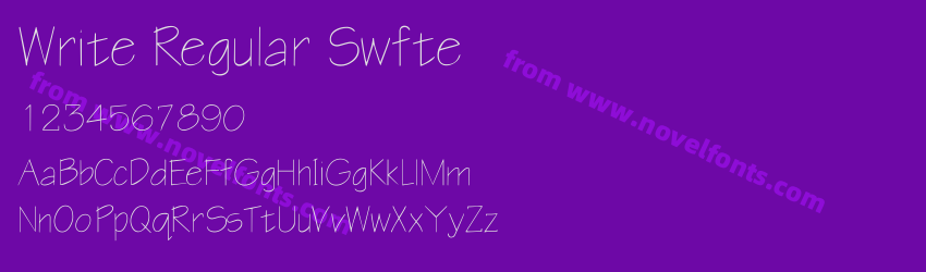 Write Regular SwftePreview