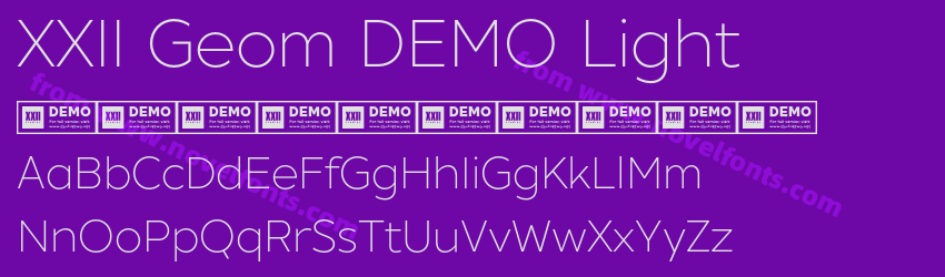 XXII Geom DEMO LightPreview