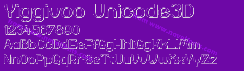 Yiggivoo Unicode3DPreview