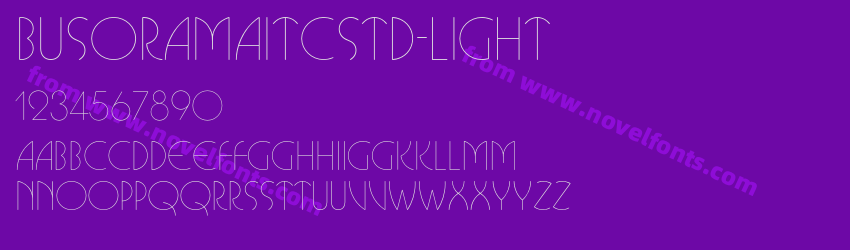 BusoramaITCStd-LightPreview