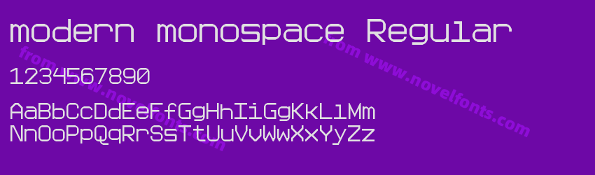 modern monospace RegularPreview