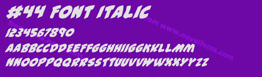 #44 Font ItalicPreview