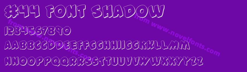 #44 Font ShadowPreview