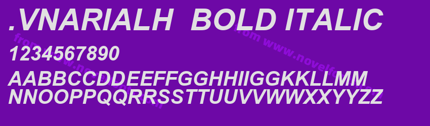 .VnArialH  Bold ItalicPreview