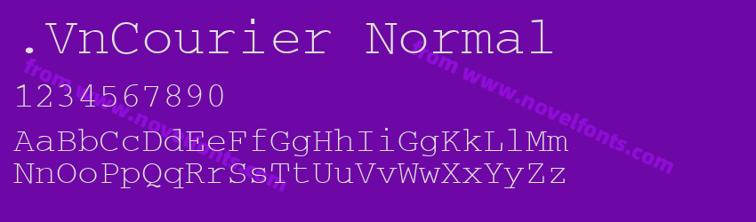 .VnCourier NormalPreview