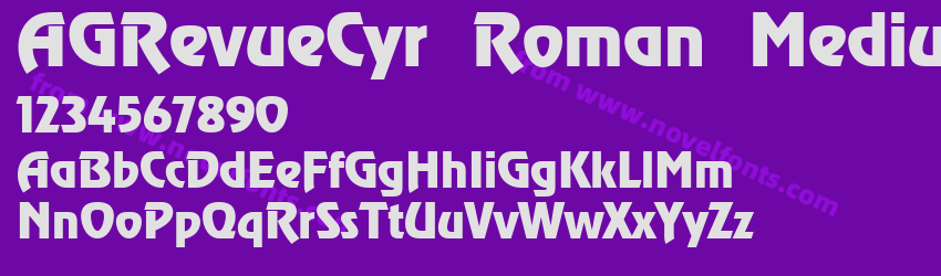 AGRevueCyr Roman MediumPreview