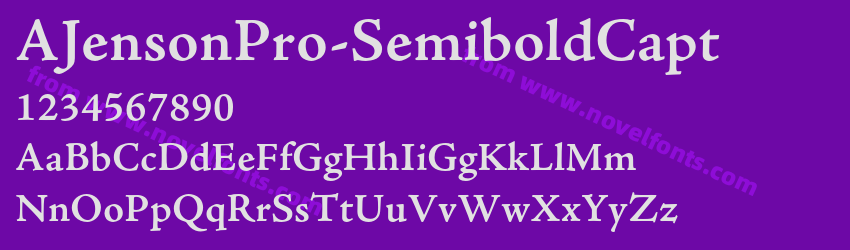 AJensonPro-SemiboldCaptPreview