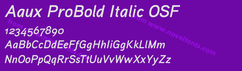 Aaux ProBold Italic OSFPreview