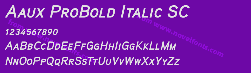 Aaux ProBold Italic SCPreview