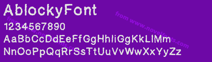 AblockyFontPreview