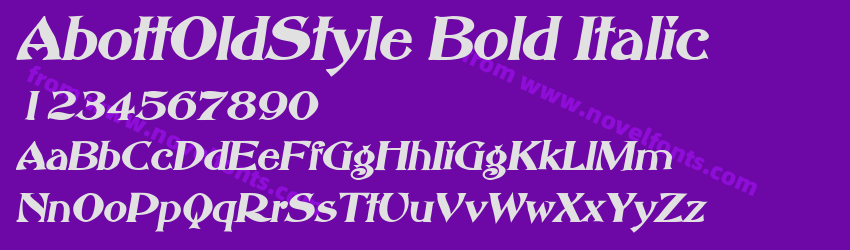 AbottOldStyle Bold ItalicPreview