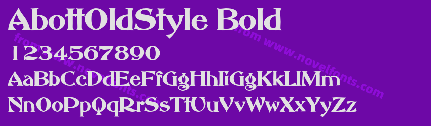 AbottOldStyle BoldPreview